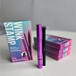 Kaja Dual-Color Wing Eyeliner Pen Set - Black and Purple